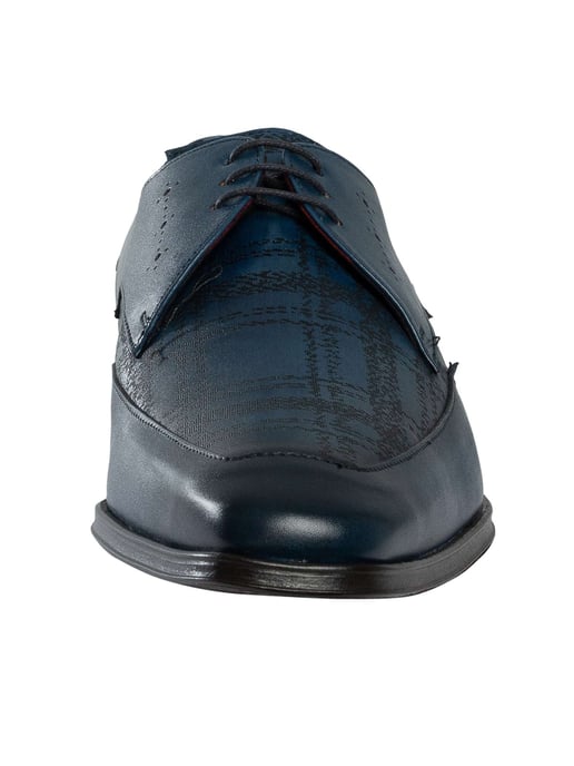 Jeffery West Zapatos Brogue De Cuero, Azul - Image 4