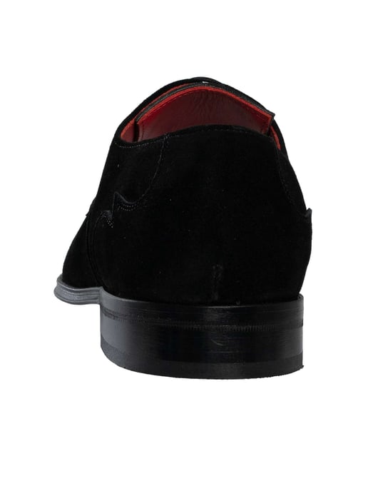 Jeffery West Zapatos Brogue De Gamuza Rasgada, Negro - Image 5