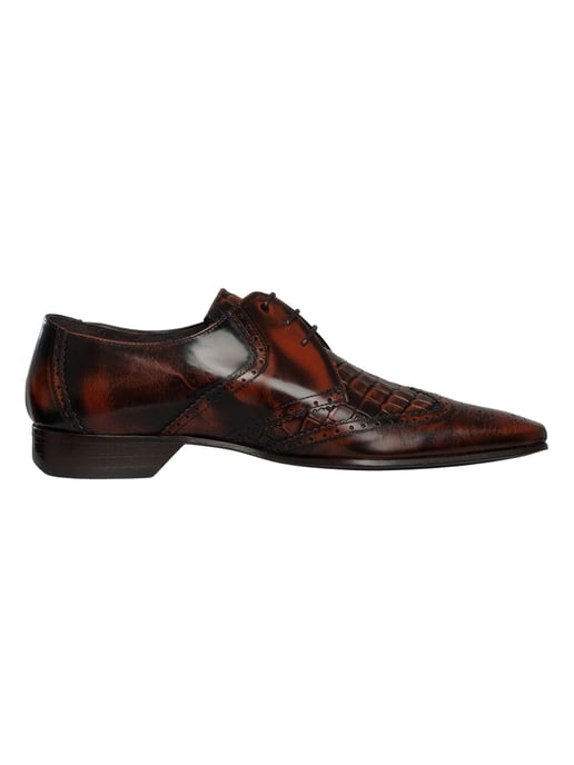 Jeffery West Zapatos Derby De Cuero, Marrón - Image 3