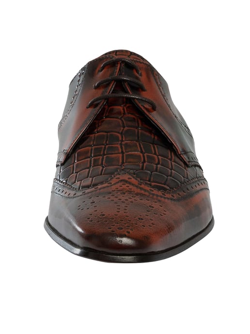 Jeffery West Zapatos Derby De Cuero, Marrón - Image 4
