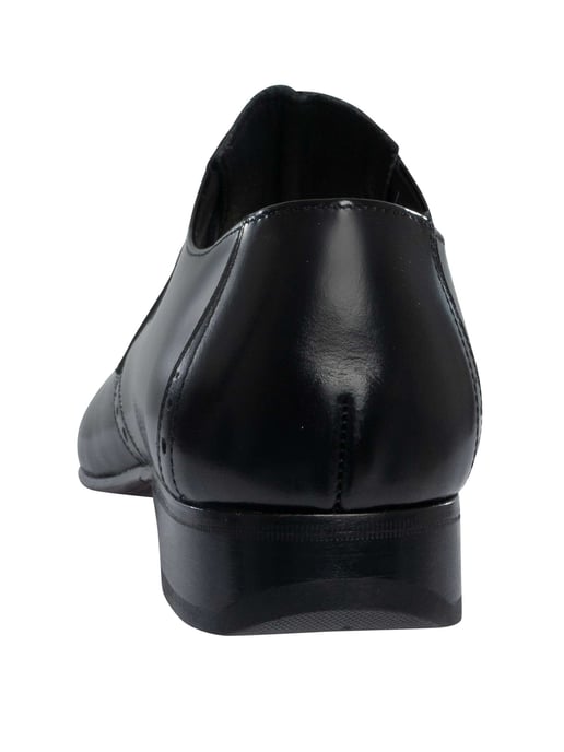 Jeffery West Zapatos Derby De Cuero Pulido, Negro - Image 5