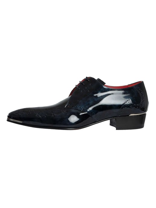 Jeffery West Zapatos De Cuero Brogue Branch, Azul - Image 2