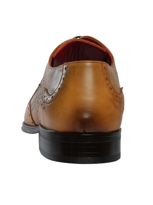 Jeffery West Zapatos Derby De Cuero Escocés, Marrón - Image 5