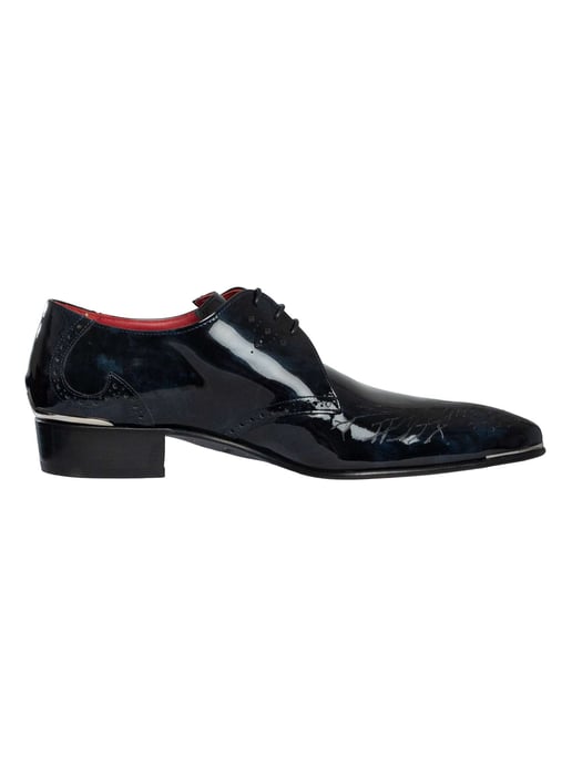 Jeffery West Zapatos De Cuero Brogue Branch, Azul - Image 3