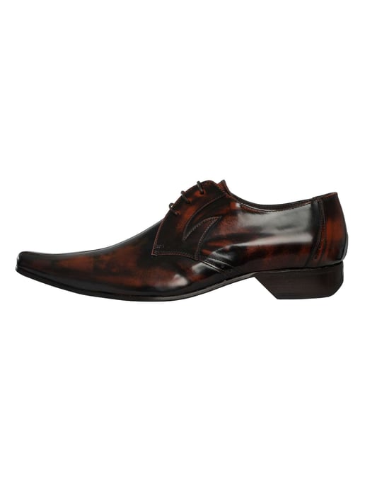 Jeffery West Zapatos Derby De Cuero Pulido, Marrón - Image 2