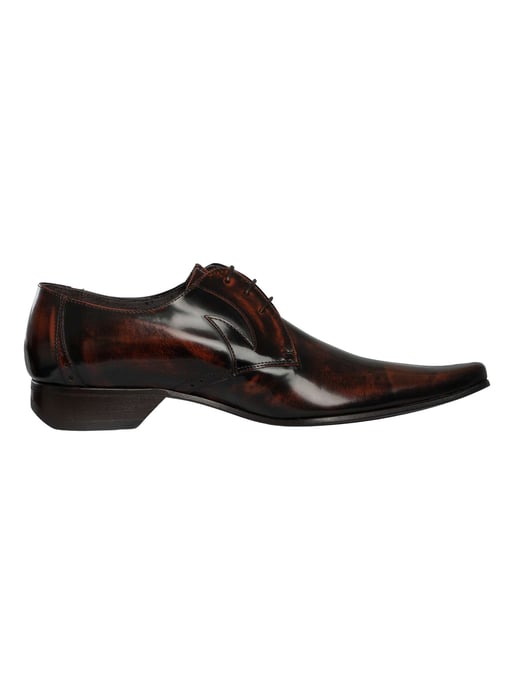Jeffery West Zapatos Derby De Cuero Pulido, Marrón - Image 3