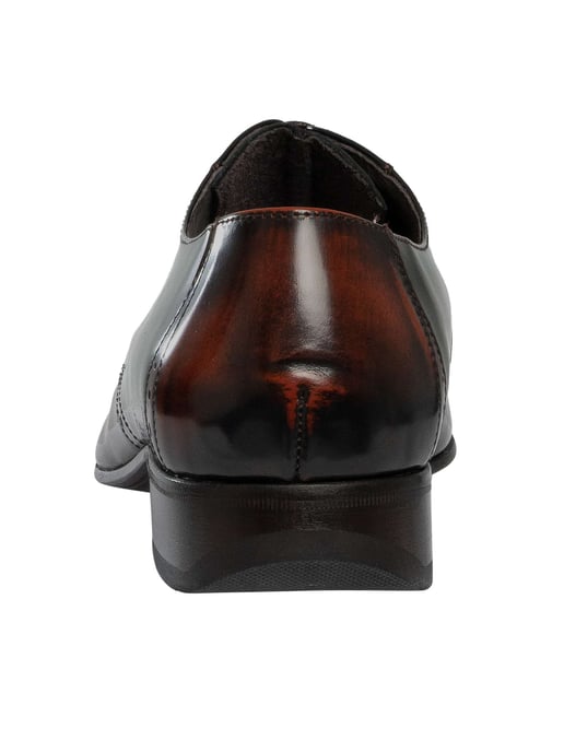 Jeffery West Zapatos Derby De Cuero Pulido, Marrón - Image 5