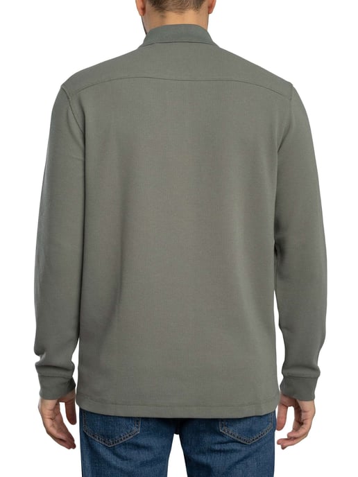 BOSS Polo De Manga Larga Petempesto, Gris - Image 3