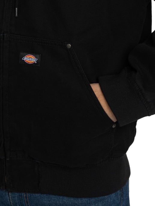 Dickies Chaqueta Con Capucha De Lona Sin Forro, Negro - Image 4
