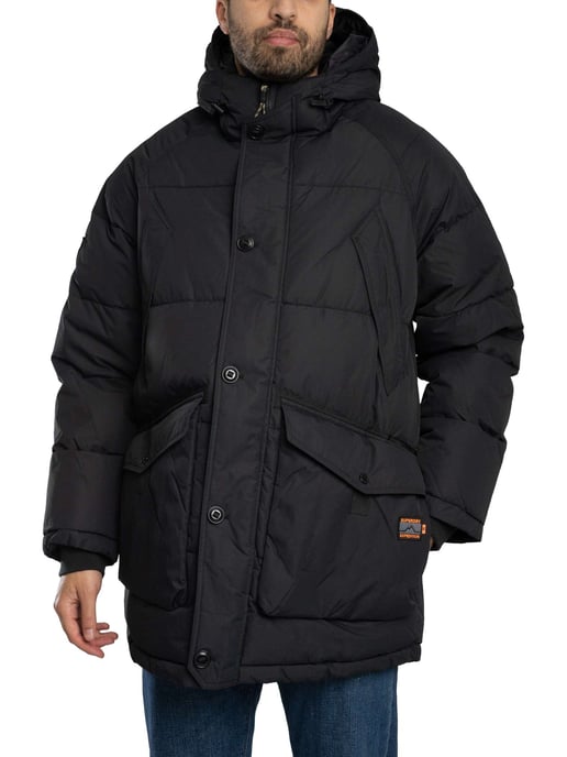 Superdry Chaqueta Parka Acolchada Expedition, Negro - Image 1