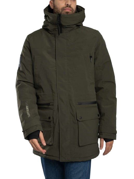 Superdry Parka Acolchada City, Verde - Image 1