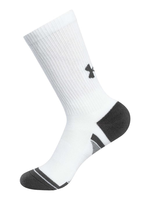 Under Armour Paquete De 3 Calcetines Deportivos Técnicos De Alto Rendimiento, Blanco - Image 4
