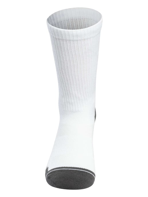 Under Armour Paquete De 3 Calcetines Deportivos Técnicos De Alto Rendimiento, Blanco - Image 5