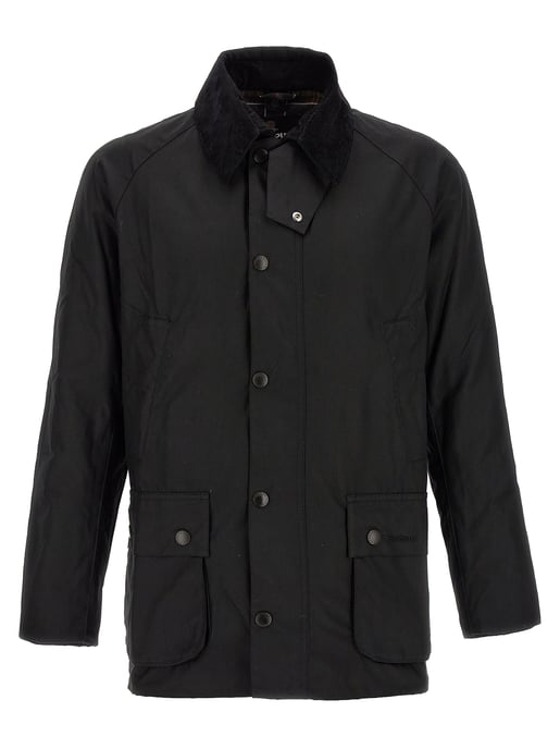 Barbour Chaqueta Encerada Ashby, Negro - Image 1