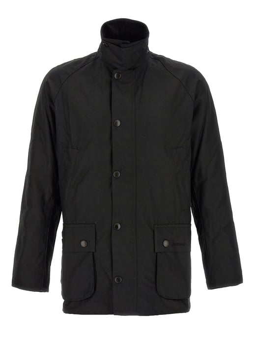 Barbour Chaqueta Encerada Ashby, Negro - Image 3