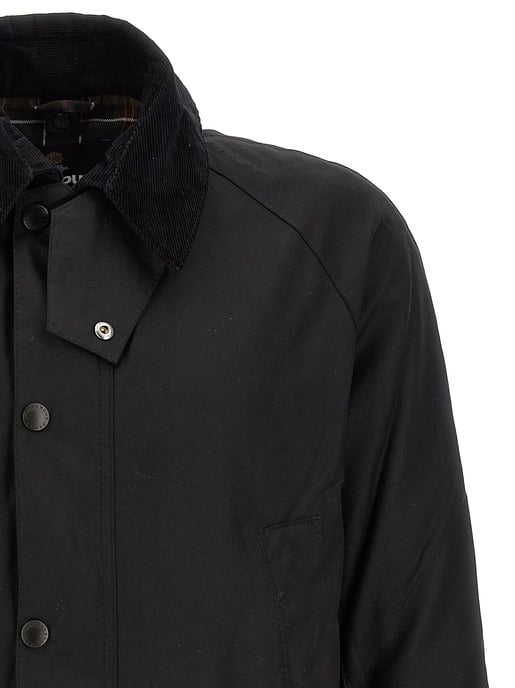 Barbour Chaqueta Encerada Ashby, Negro - Image 4