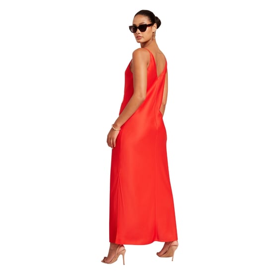 Vestido Lencero Rojo Estampado Con Escote Redondo Melmae De Ted Baker - Image 3