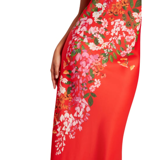 Vestido Lencero Rojo Estampado Con Escote Redondo Melmae De Ted Baker - Image 6