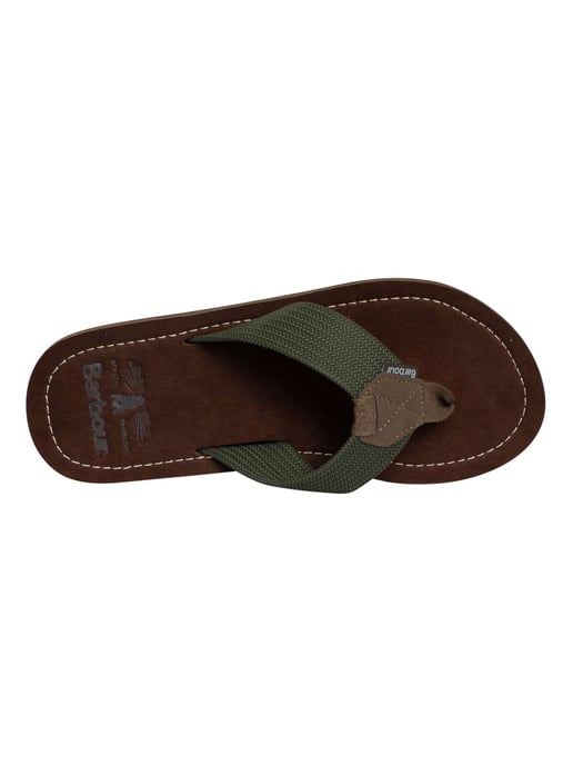 Barbour Chanclas Toeman, Verde - Image 6