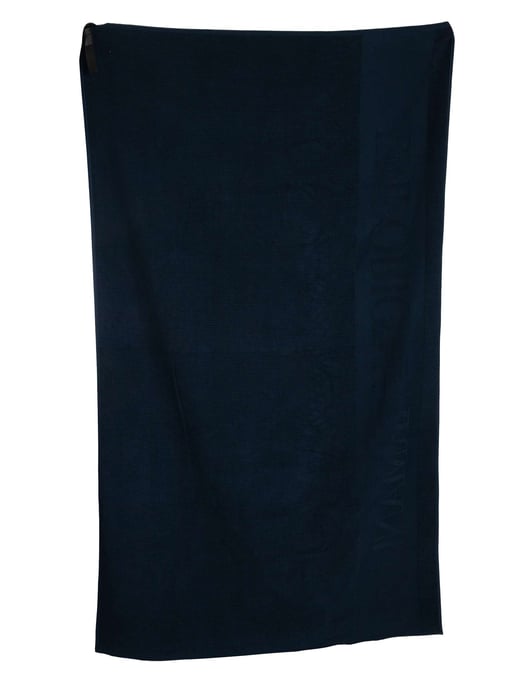 Emporio Armani Toalla De Playa Con Tejido Gofre, Azul - Image 2