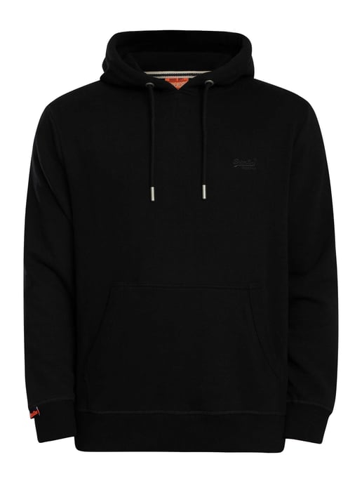 Superdry Logotipo Esencial Sudadera Con Capucha, Negro - Image 6