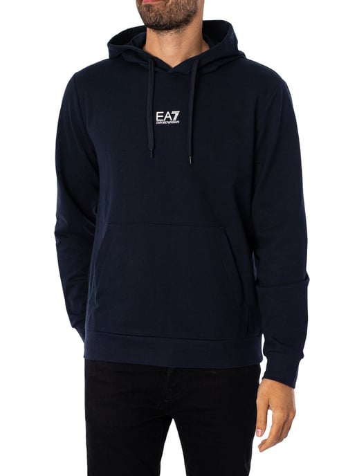 EA7 Sudadera Con Capucha, Azul - Image 1