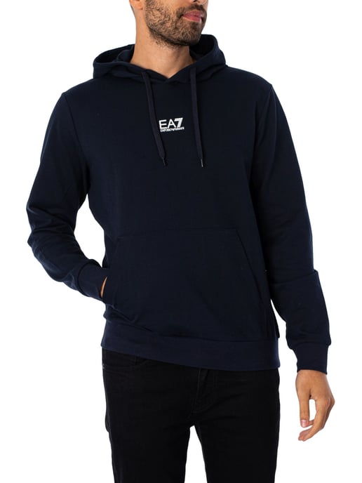 EA7 Sudadera Con Capucha, Azul - Image 2
