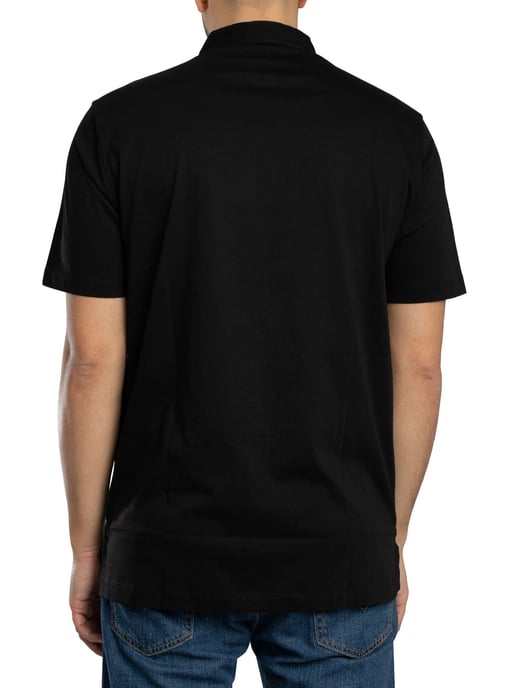 Armani Exchange Polo Con Logo De Caja, Negro - Image 3