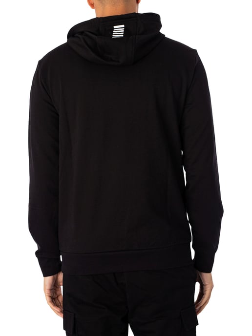 EA7 Sudadera Con Capucha, Negro - Image 3