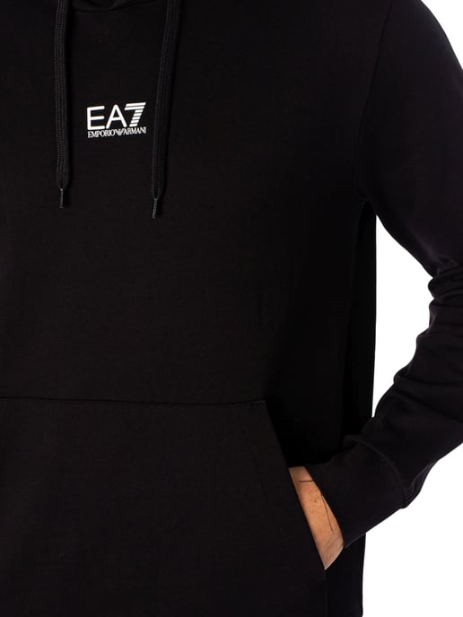 EA7 Sudadera Con Capucha, Negro - Image 4