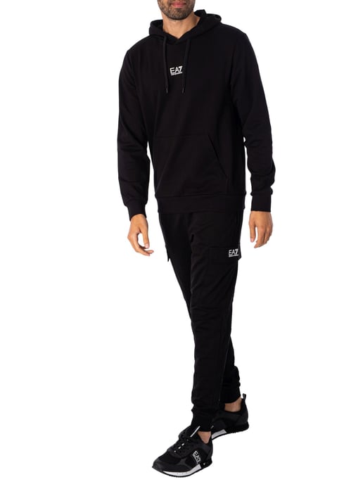 EA7 Sudadera Con Capucha, Negro - Image 5