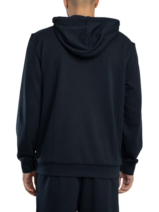 EA7 Sudadera Con Capucha Y Parche Del Logotipo, Azul - Image 3