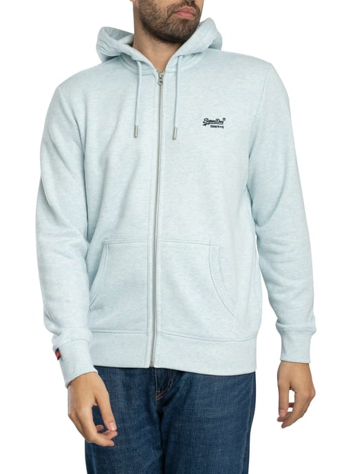 Superdry Sudadera Con Capucha Y Logo Esencial, Gris - Image 2