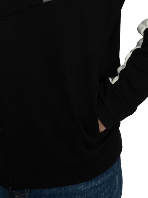 EA7 Sudadera Con Capucha Y Cremallera Con El Logotipo De Jersey, Negro - Image 4