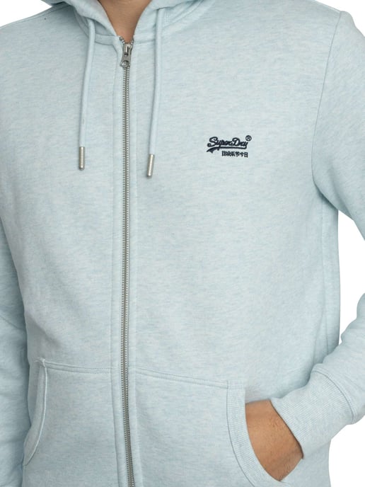 Superdry Sudadera Con Capucha Y Logo Esencial, Gris - Image 4