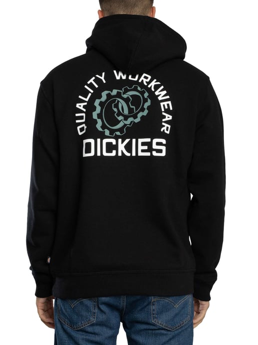 Dickies Sudadera Con Capucha Y Gráfico En La Espalda De Payson, Negro - Image 3