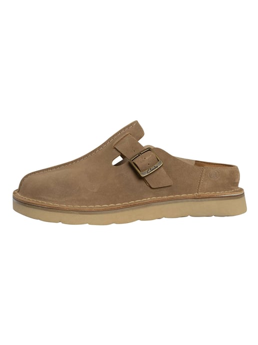 Clarks Zapatos De Gamuza Estilo Mula Solsbury, Beige - Image 2