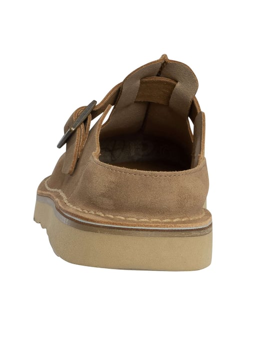 Clarks Zapatos De Gamuza Estilo Mula Solsbury, Beige - Image 5