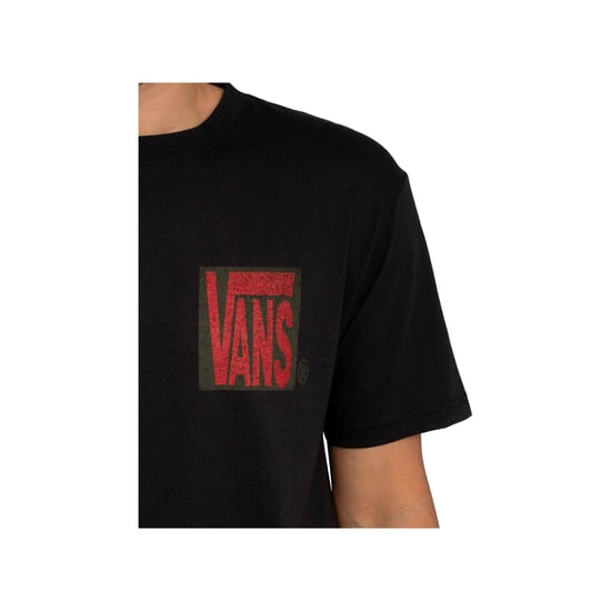Vans Camiseta Gráfica Elástica Con Espalda Apilada, Negro - Image 3