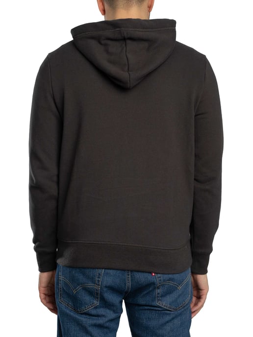 Superdry Sudadera Con Capucha Y Logo Esencial, Negro - Image 3