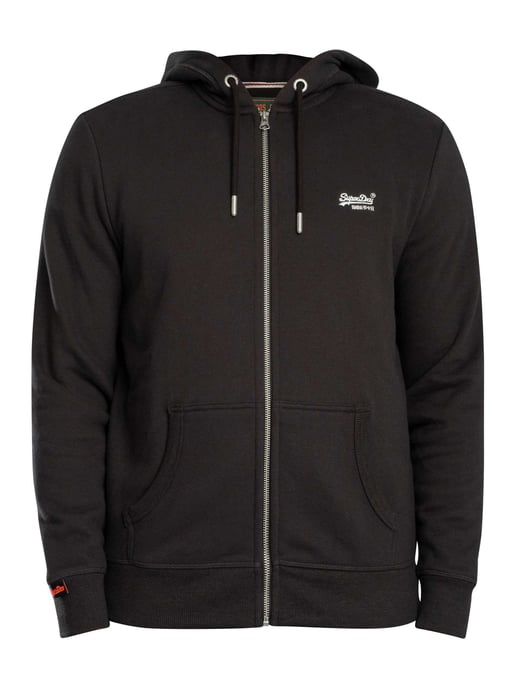 Superdry Sudadera Con Capucha Y Logo Esencial, Negro - Image 6