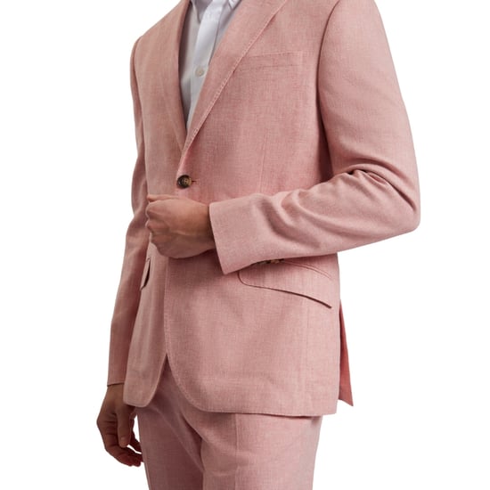 Chaqueta Tipo Blazer De Lino Rosa Elástico Kenleyj De Ted Baker - Image 3