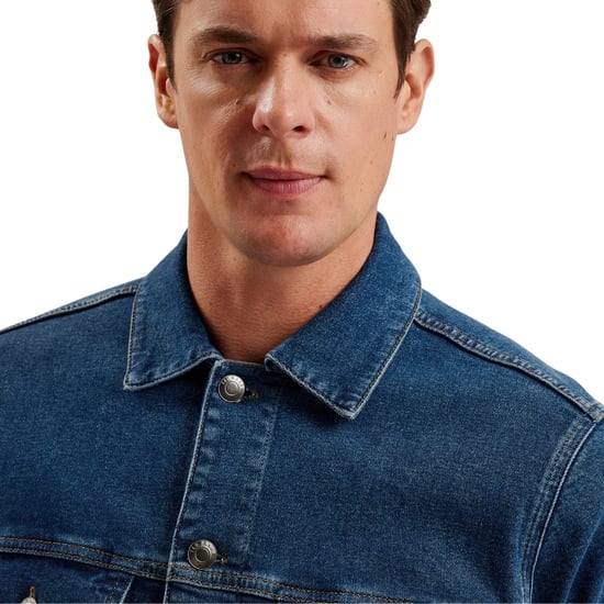 Chaqueta Vaquera Tipo Camionero Ted Baker Brisban Blue - Image 5