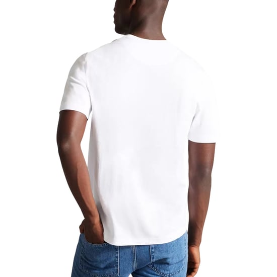 Camiseta Blanca Con Logo Gráfico De Ted Baker Albar - Image 3