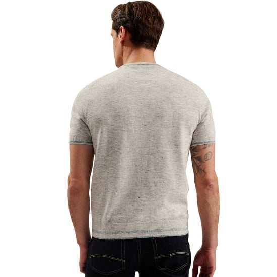 Camiseta Ted Baker Eriks Regular Texturizada Con Parte Frontal Natural - Image 2