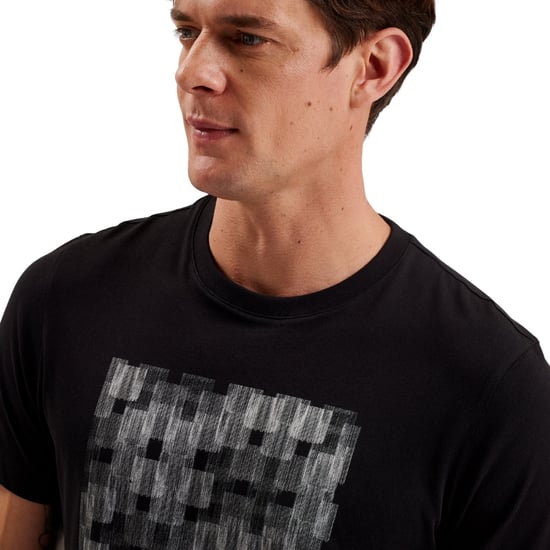 Camiseta Negra Estampada Ted Baker Tessman Box - Image 4