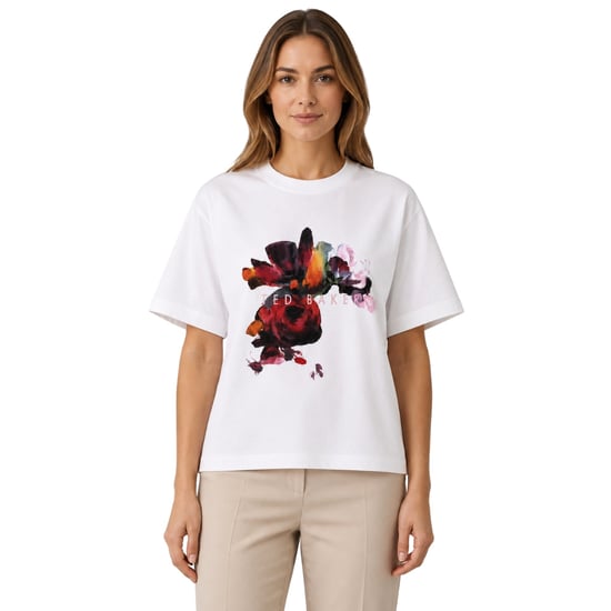 Camiseta Blanca Ted Baker Phina Floral Bloom - Image 3