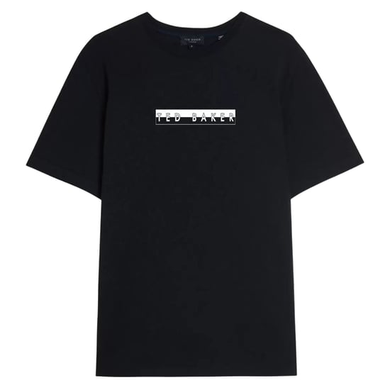 Camiseta Negra Con Estampado Albar De Ted Baker - Image 1