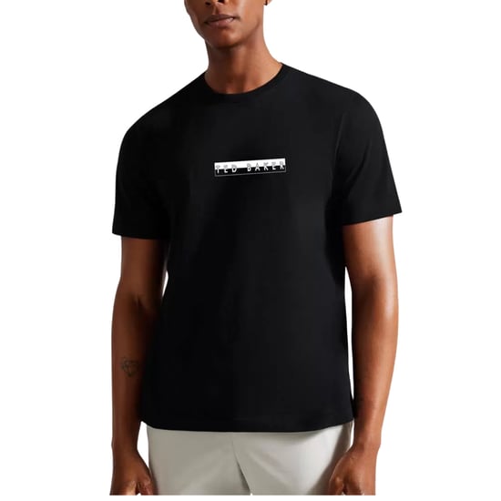 Camiseta Negra Con Estampado Albar De Ted Baker - Image 2