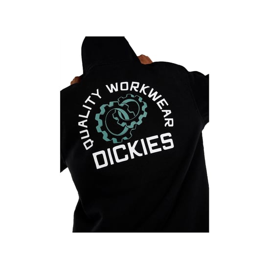 Dickies Sudadera Con Capucha Y Gráfico En La Espalda De Payson, Negro - Image 4